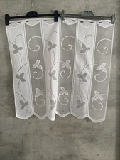 Scheibengardinen set weiß gebraucht kaufen  Kaiserslautern