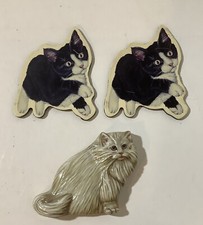 Cat magnets black for sale  Overton
