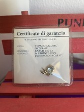 Topazio azzurro naturale usato  Italia