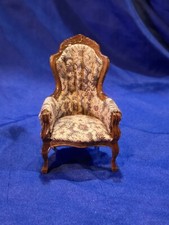 Cadeira estofada miniatura para casa de bonecas comprar usado  Enviando para Brazil