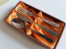 Conjunto de Talheres Vintage Pantera Rosa Infantil Colher Garfo Caixa Anos 70 Desenho Animado Japão comprar usado  Enviando para Brazil