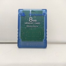 Cartão de memória transparente azul 8 MB MagicGate fabricante de equipamento original Sony PlayStation 2 PS2 comprar usado  Enviando para Brazil