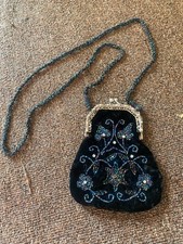 Black embroidered small for sale  Long Valley