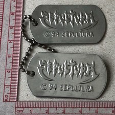 sepultura dogs tags 1994 Rock Band comprar usado  Enviando para Brazil