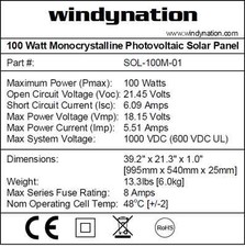 100 watt monocrystalline for sale  Madison