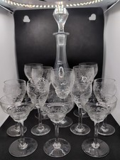 Vintage glass decanter for sale  UK