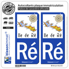 Sticker plaque immatriculation d'occasion  Balaruc-les-Bains