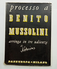 Processo benito mussolini usato  Bologna