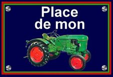 Plaque place tracteur d'occasion  Paris I