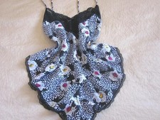 Black floral satin for sale  UK
