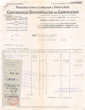 1950 manufacture linoleum d'occasion  France
