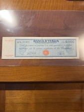 5.000 lire titolo usato  Italia