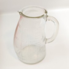Vaso de vidro vintage GLASCO barriga copo de medição em relevo 4 xícaras quarto feito nos EUA comprar usado  Enviando para Brazil