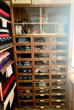 Antiker schubladenschrank glas gebraucht kaufen  Bremen