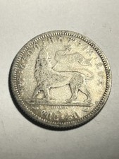 Moneta birr menelik usato  Trieste