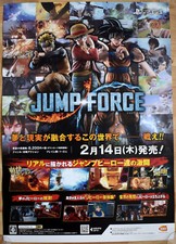 Pôster promocional japonês Jump Force RARO PS4 51,5cm x 73cm, usado comprar usado  Enviando para Brazil