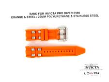 Autêntico Invicta Pro Diver 6980 laranja pulseira de poliuretano 26mm comprar usado  Enviando para Brazil