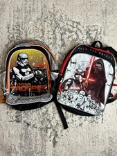 Mochila X2 Star Wars Force Awakens Kylo Ren Stormtrooper viagem escolar Disney comprar usado  Enviando para Brazil