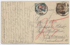 1922 cartolina illustrata usato  Torino