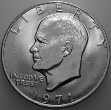 1971 eisenhower copper for sale  USA