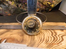 De colección Cole Steel Equipment Co NY, EE. UU. Dial giratorio para GRANDES piezas seguras restauración de hélice segunda mano  Embacar hacia Mexico
