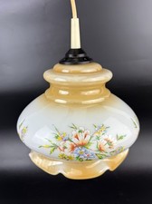 Antique opaline floral d'occasion  Expédié en Belgium
