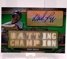 2024 Topps potrójne nici łydka boggs autograf relikt auto /18 czerwony sox na sprzedaż  Wysyłka do Poland