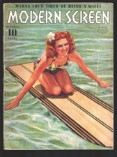 Capa de prancha de surf Modern Screen 10/1939-Ann Sheridan por Earl Christy-Myrna Loy-... comprar usado  Enviando para Brazil