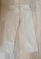 Jean beige coton d'occasion  Bourg-de-Thizy