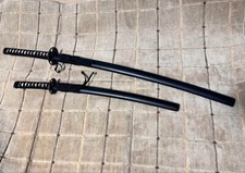 Espada de imitação japonesa Katana conjunto de 2 Wakizashi autêntica Iaido Kendo, usado comprar usado  Enviando para Brazil