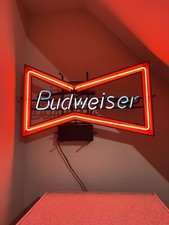Budweiser neon light for sale  MANCHESTER