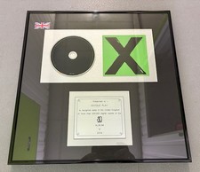 Sheeran platinum award for sale  PONTEFRACT