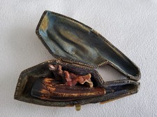 Antike geschnitzte meerschaum gebraucht kaufen  Würselen