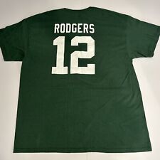 Usado, Camiseta NFL TEAM OFFICIAL RODGERS 12 Packers verde gola redonda estampa masculina tamanho XL comprar usado  Enviando para Brazil