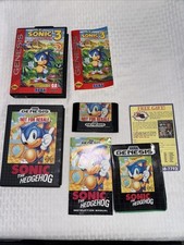 Sega Genesis Sonic The Hedgehog CIB e Sonic The Hedgehog 3 estojo e manual comprar usado  Enviando para Brazil