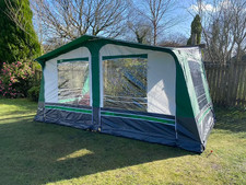 Green caravan awning for sale  NOTTINGHAM