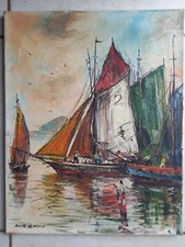 Tableau ancien marine d'occasion  Privas