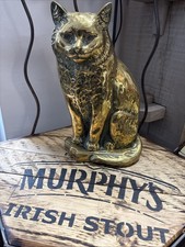 Antique brass cat for sale  KETTERING