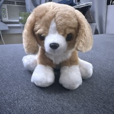 Ty VelveTy 6" Cachorro Marrom E Branco FRANKLIN Pelúcia Adorável Ótimo Estado comprar usado  Enviando para Brazil