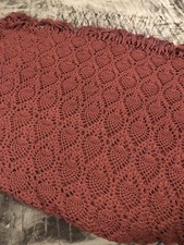 Burgundy afghan hand for sale  Sparks
