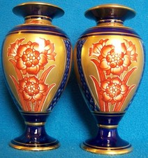 Pair moorcroft vases for sale  ALLOA