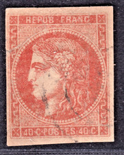 Timbre 1870 emission d'occasion  La Brède