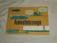 Ddr bastelbogen armeefahrzeuge gebraucht kaufen  Ehrenfriedersdorf