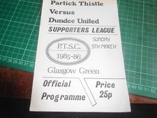 Scottish supporters league for sale  COWDENBEATH