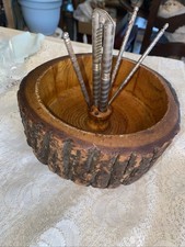 Wooden nut bowl for sale  Farmington
