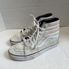 Tênis Vans SK8 Hi (Vans Emboss) Branco Verdadeiro Casual Infantil 4.5 Feminino 6 comprar usado  Enviando para Brazil