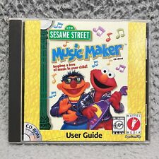 Vintage 1999 Sesame Street PC CD-ROM Music Maker Software Educação Mattel Media comprar usado  Enviando para Brazil