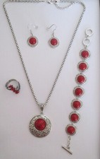 Set modeschmuck kette gebraucht kaufen  Köln