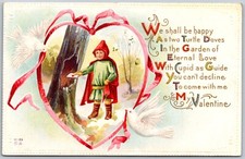 Postcard valentine girl for sale  Riverside
