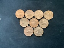 México 1960-1974 20 Centavos Rojo UNC ***Lote Distribuidores** Lote 9 Monedas.  R8692 segunda mano  Embacar hacia Mexico